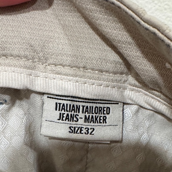 Re-Hash Men's Beige Patterned Chinos, 32x32, nwt - Picture 4 of 6